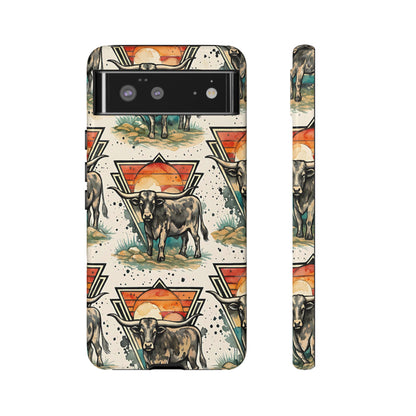 Retro Longhorn Tough Case