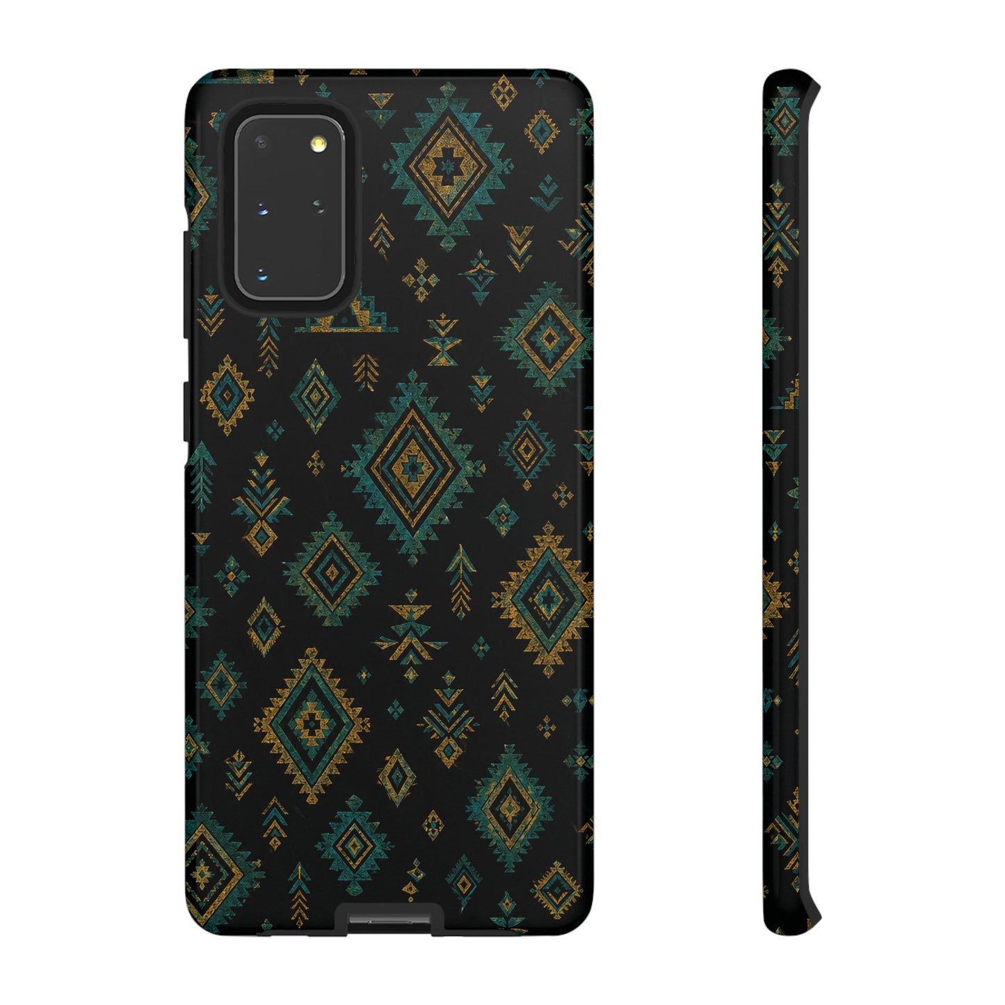 Turquoise Gold Aztec Tough Case