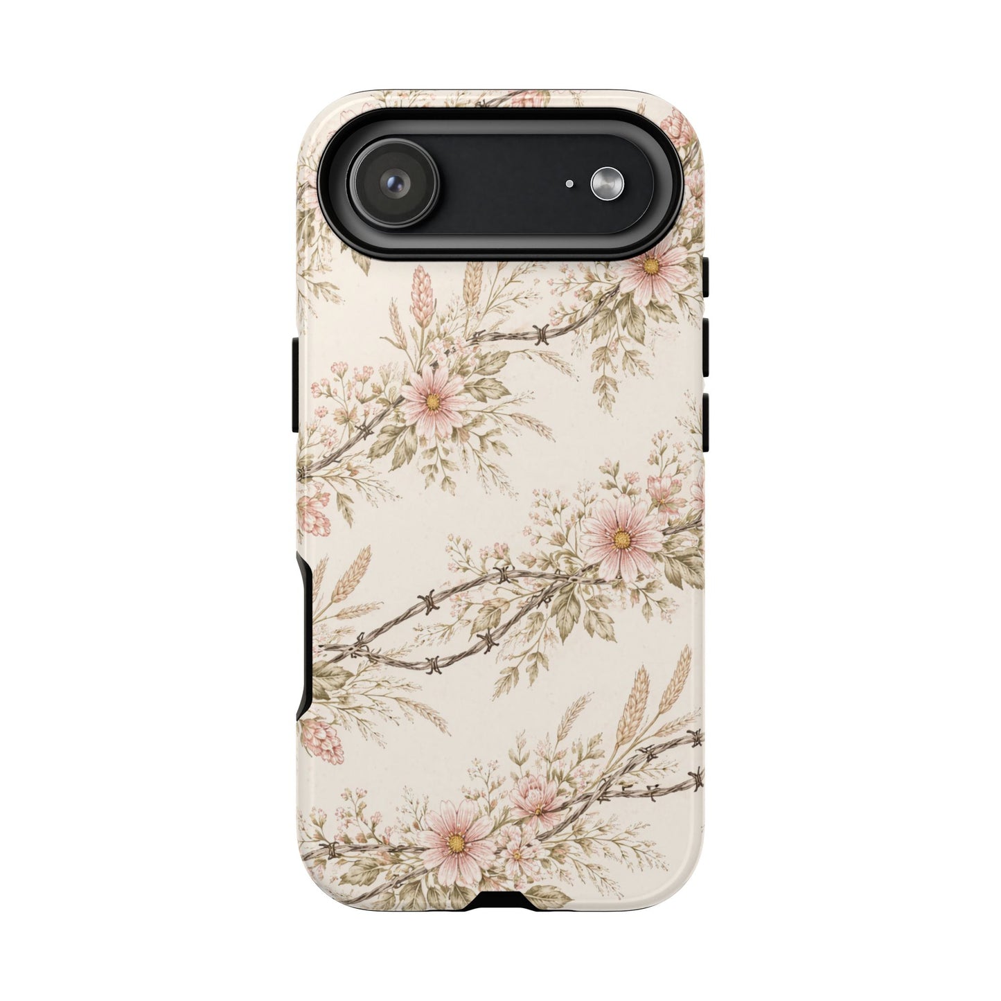 Floral Barbed Wire Tough Case