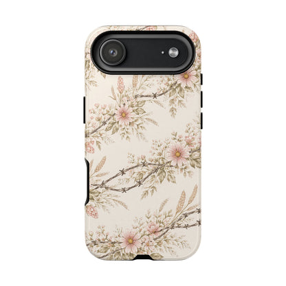 Floral Barbed Wire Tough Case
