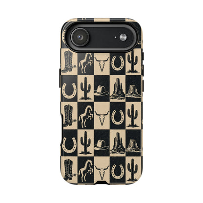 Western Checkerboard Tough Case