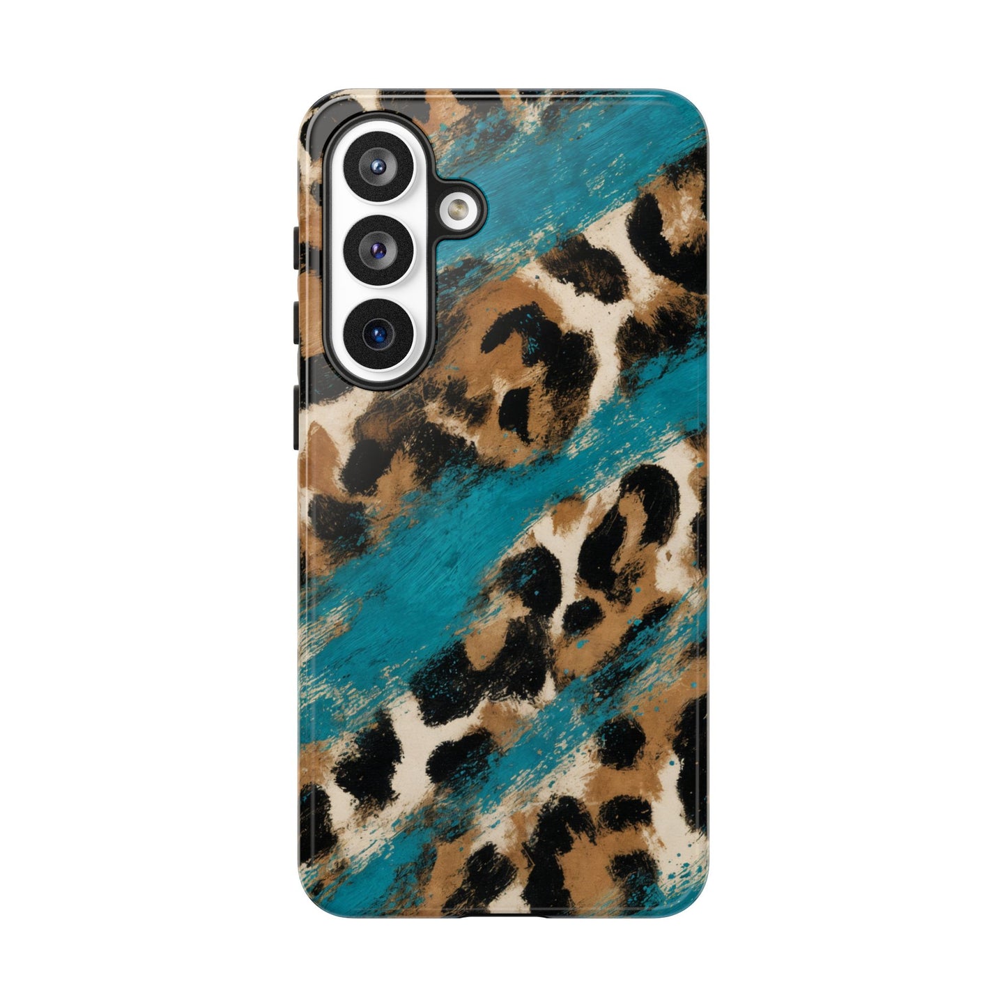 Turquoise Leopard Tough Case