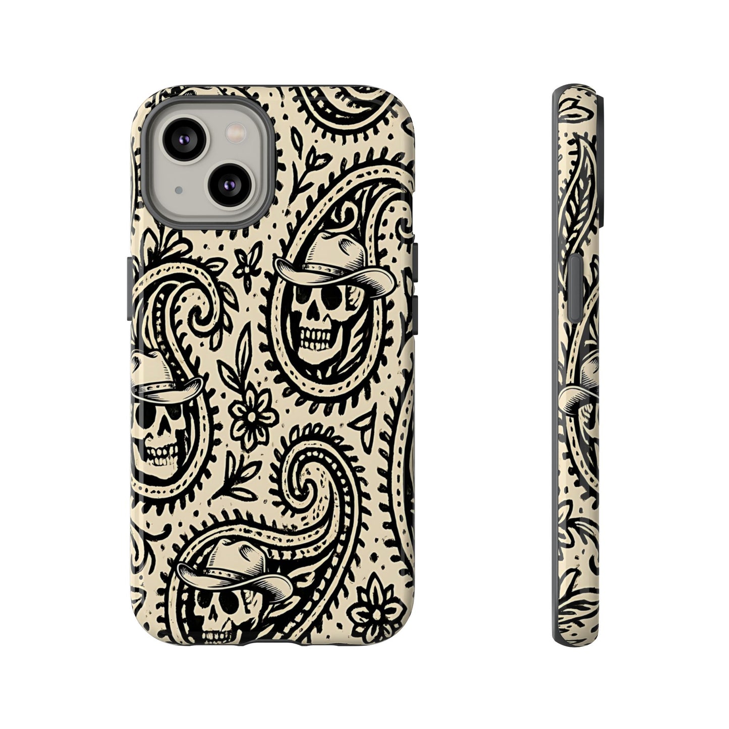 Cowboy Skull Paisley Tough Case