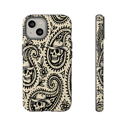 Cowboy Skull Paisley Tough Case