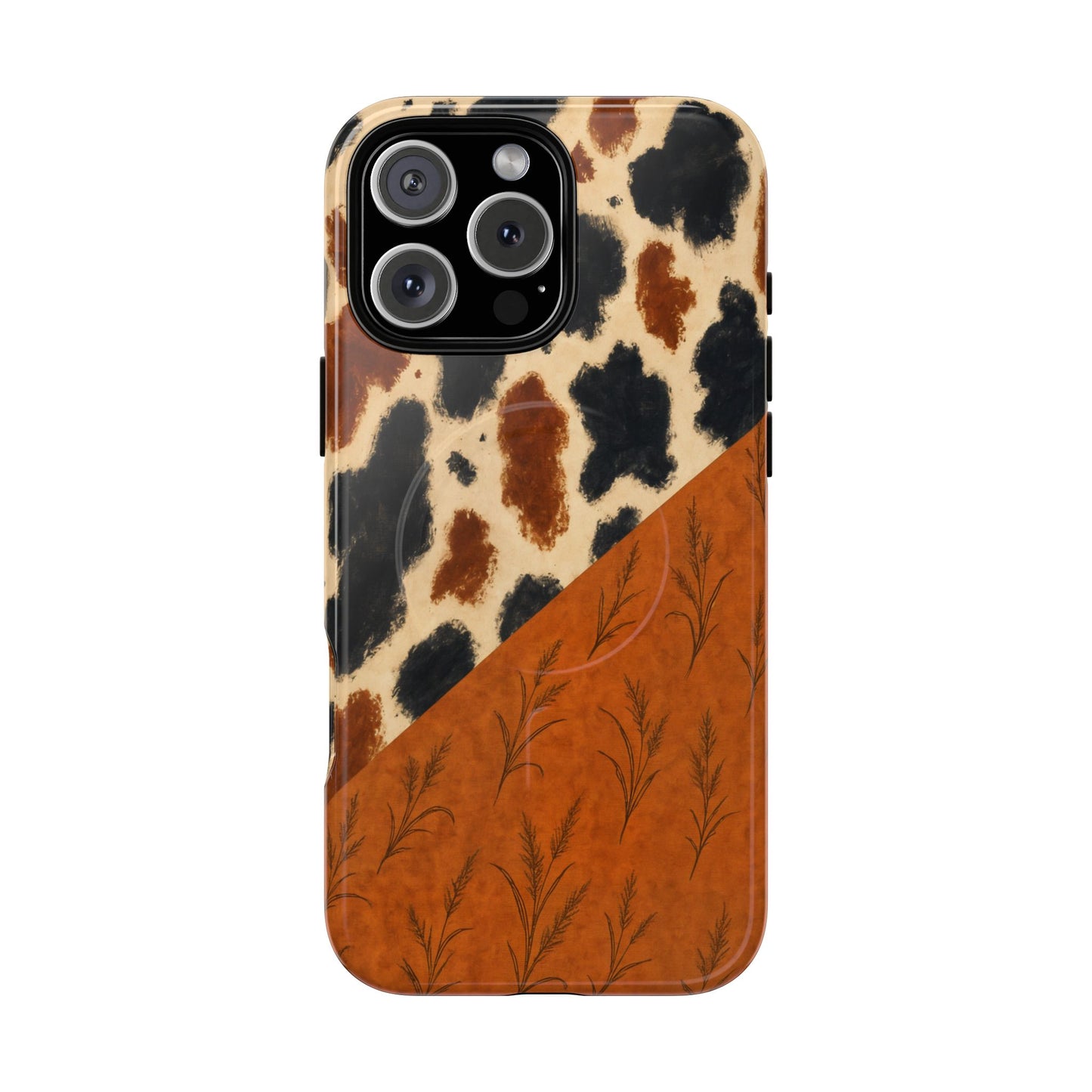 Harvest Cowhide Swaths Magnetic Case