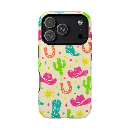 Neon Stamp Magnetic Case