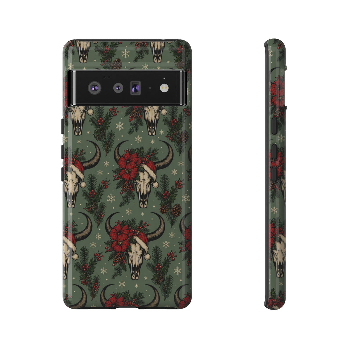 Santa Bull Skulls Tough Case