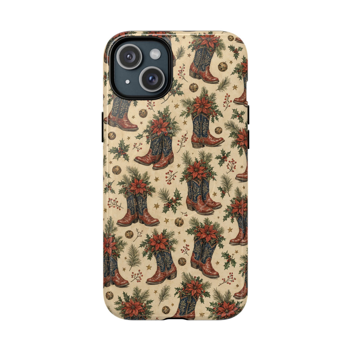 Poinsettia Boots Magnetic Case