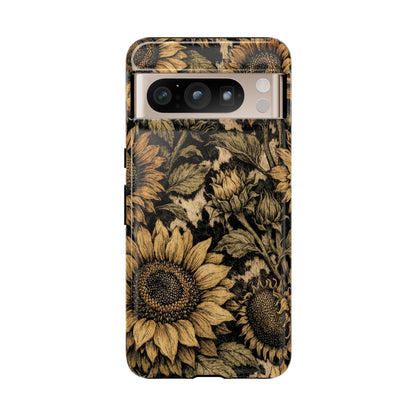 Cowhide Sunflowers Tough Case