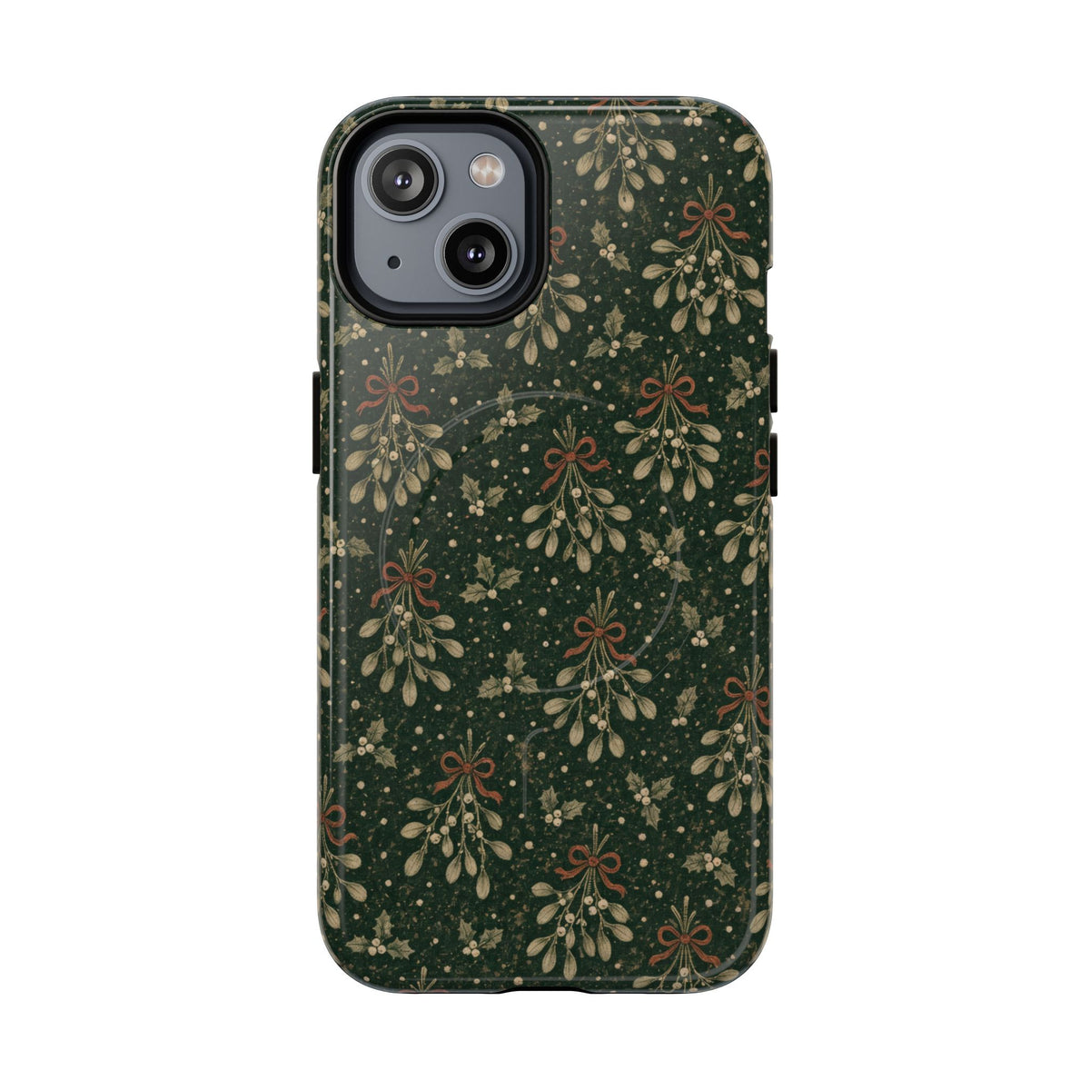 Mistletoe Etching Magnetic Case