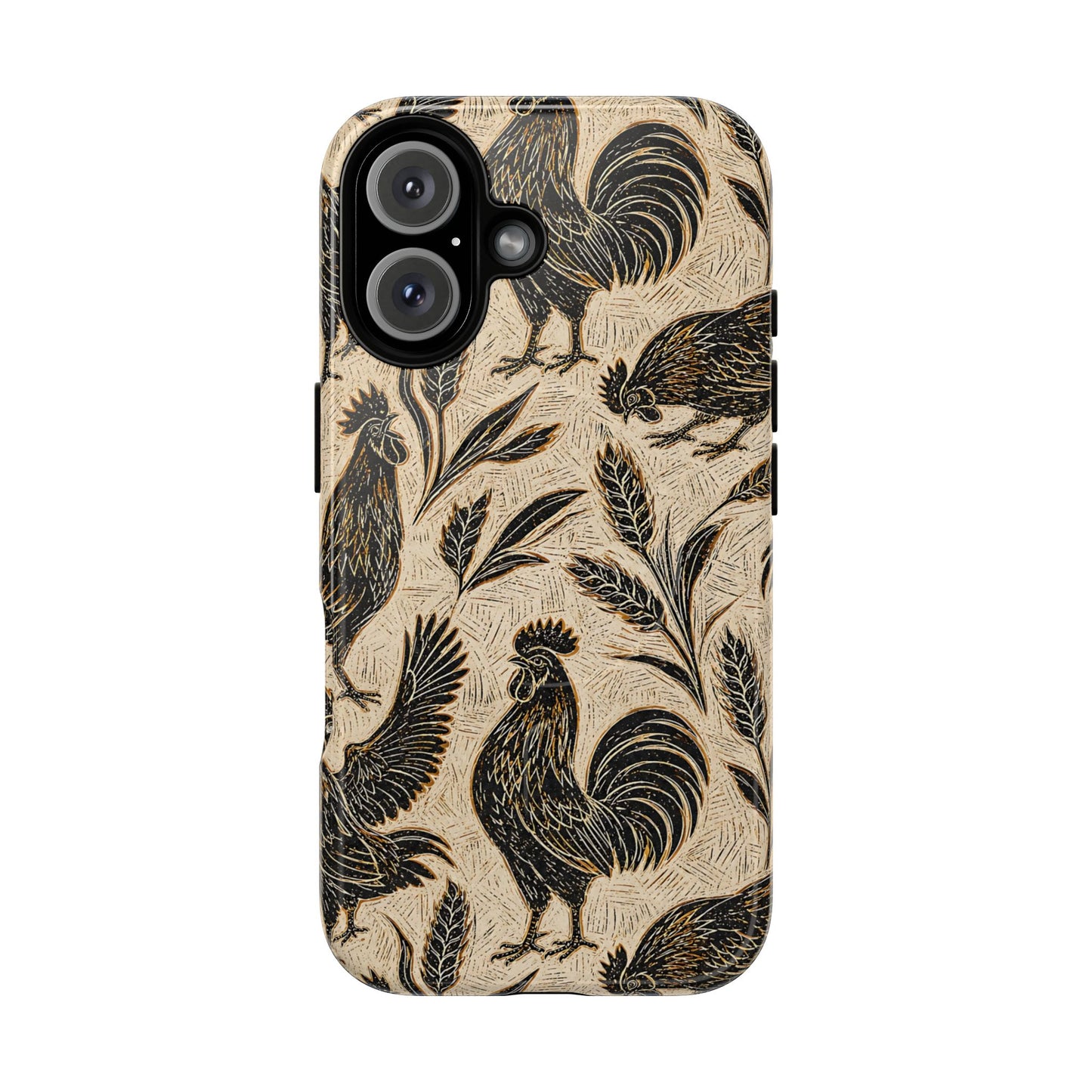 Carved Rooster Magnetic Case