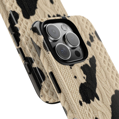Cable Knit Cowhide Tough Case