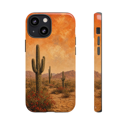 Sunset Cacti Tough Case