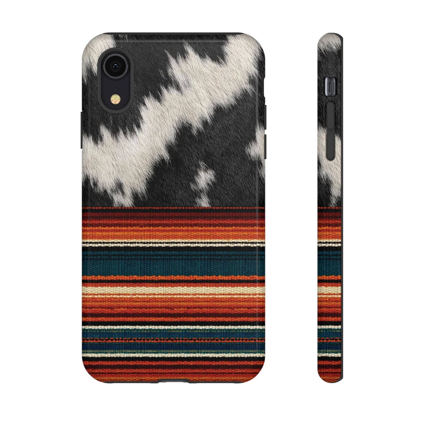 Cowhide + Serape Stripe Tough Case