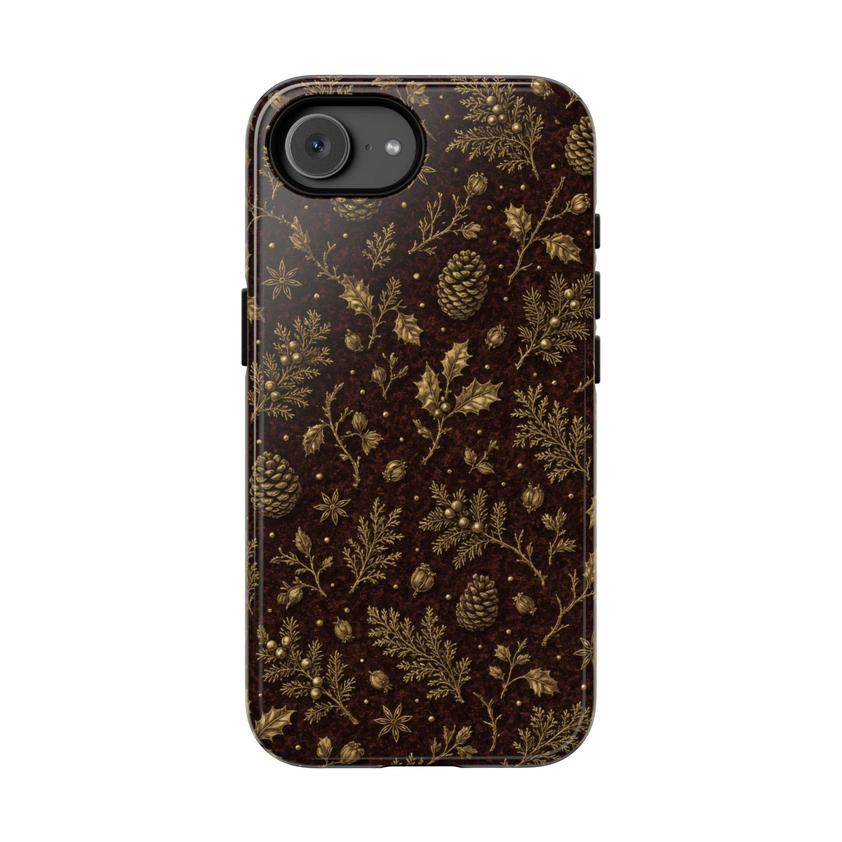 Brass Winter Botanicals Tough Case