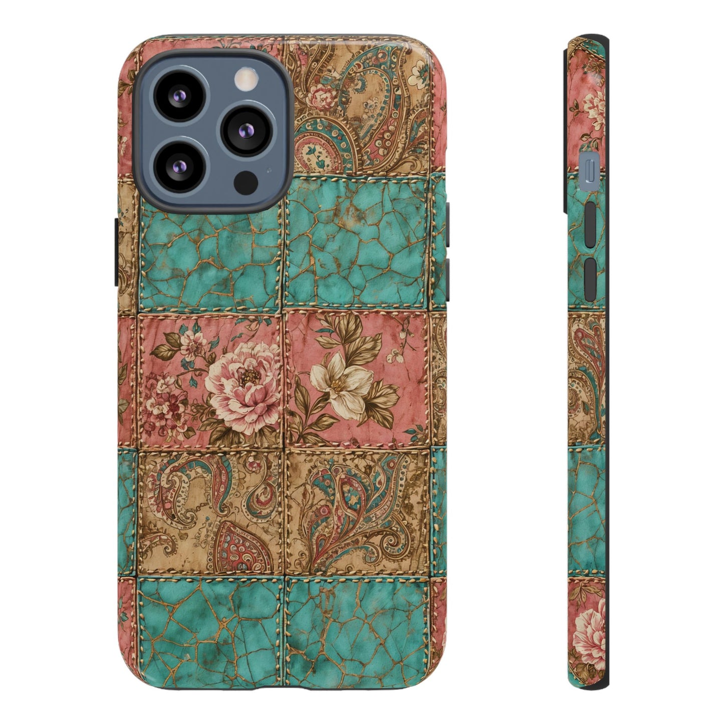 Turquoise Paisley Tough Case