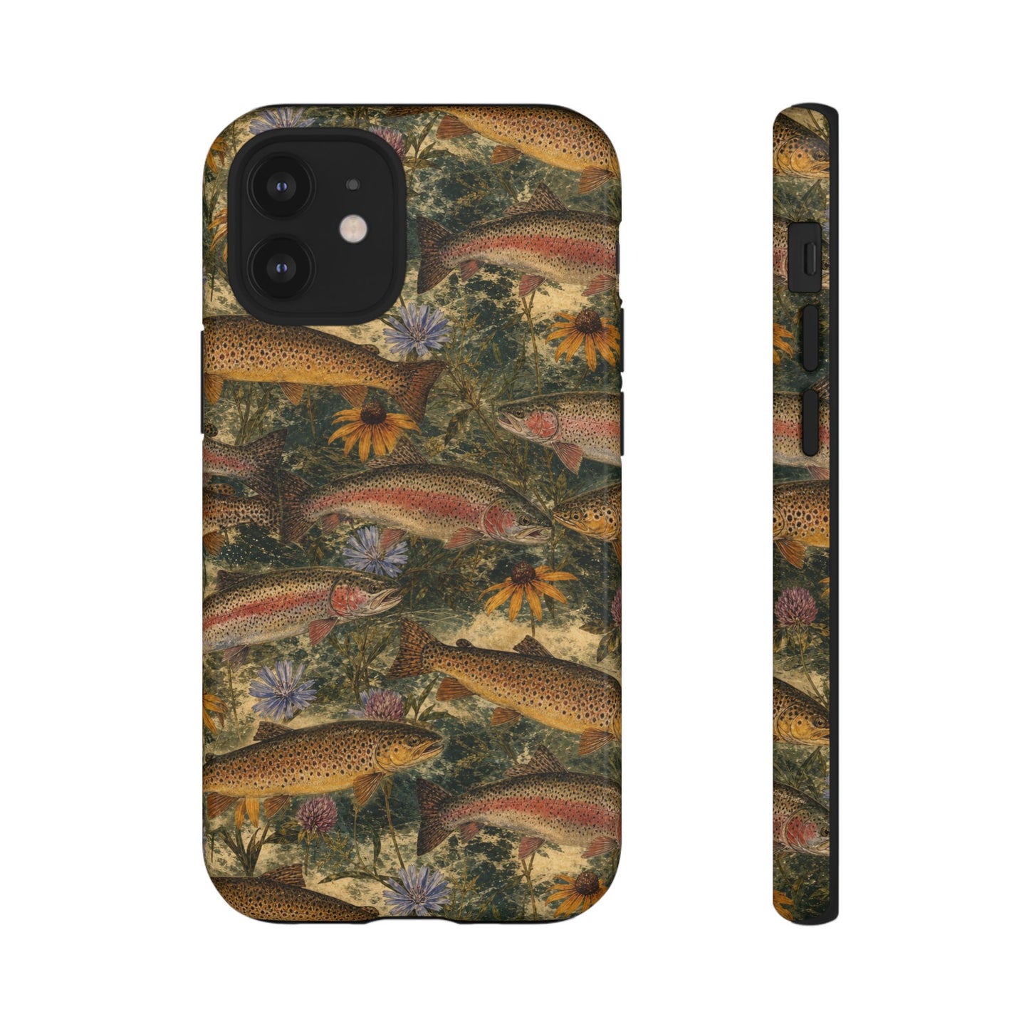 Floral Trout Tough Case