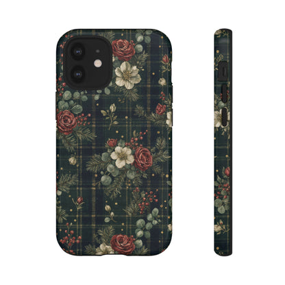 Tartan Roses Tough Case