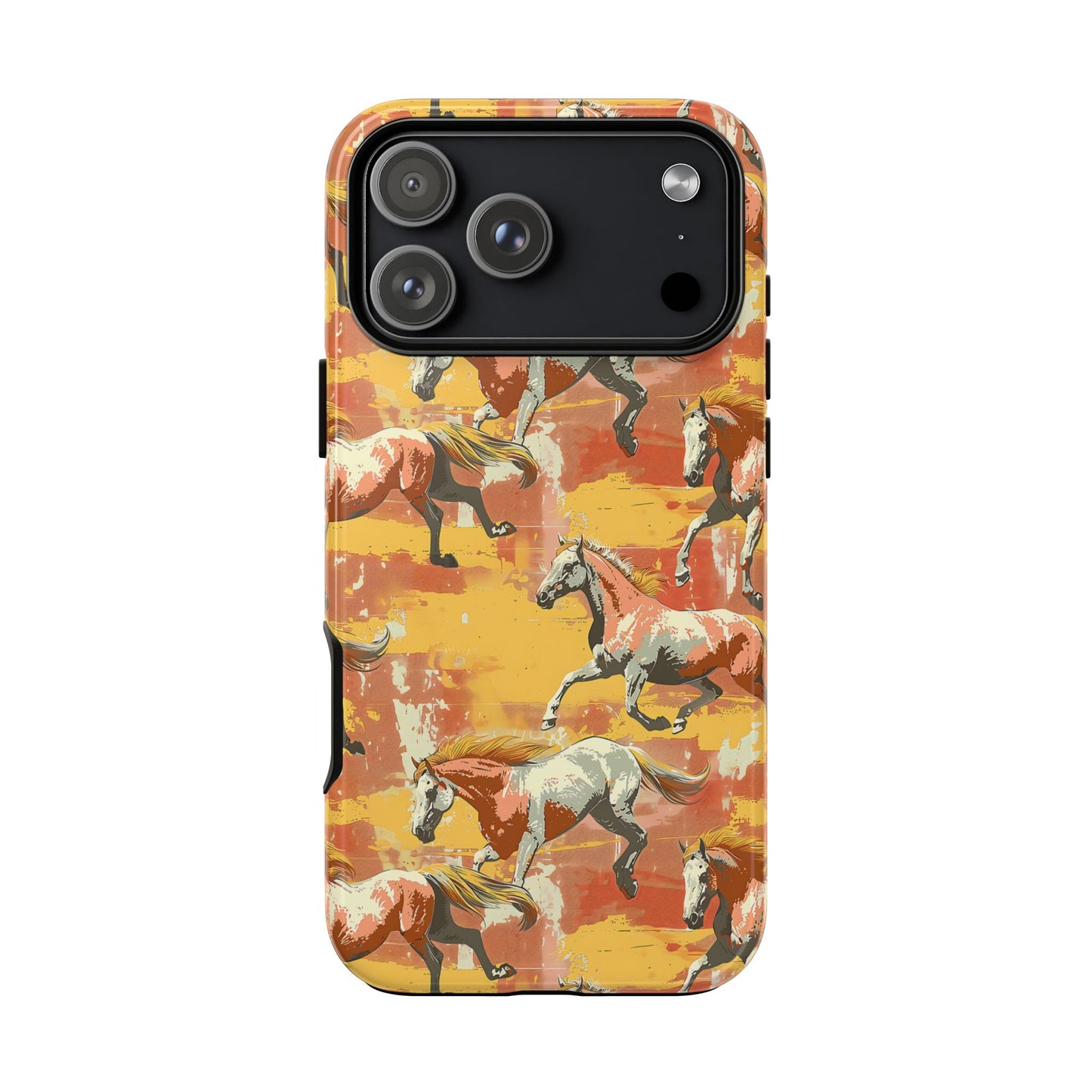 Pink Lemonade Horses Tough Phone Case