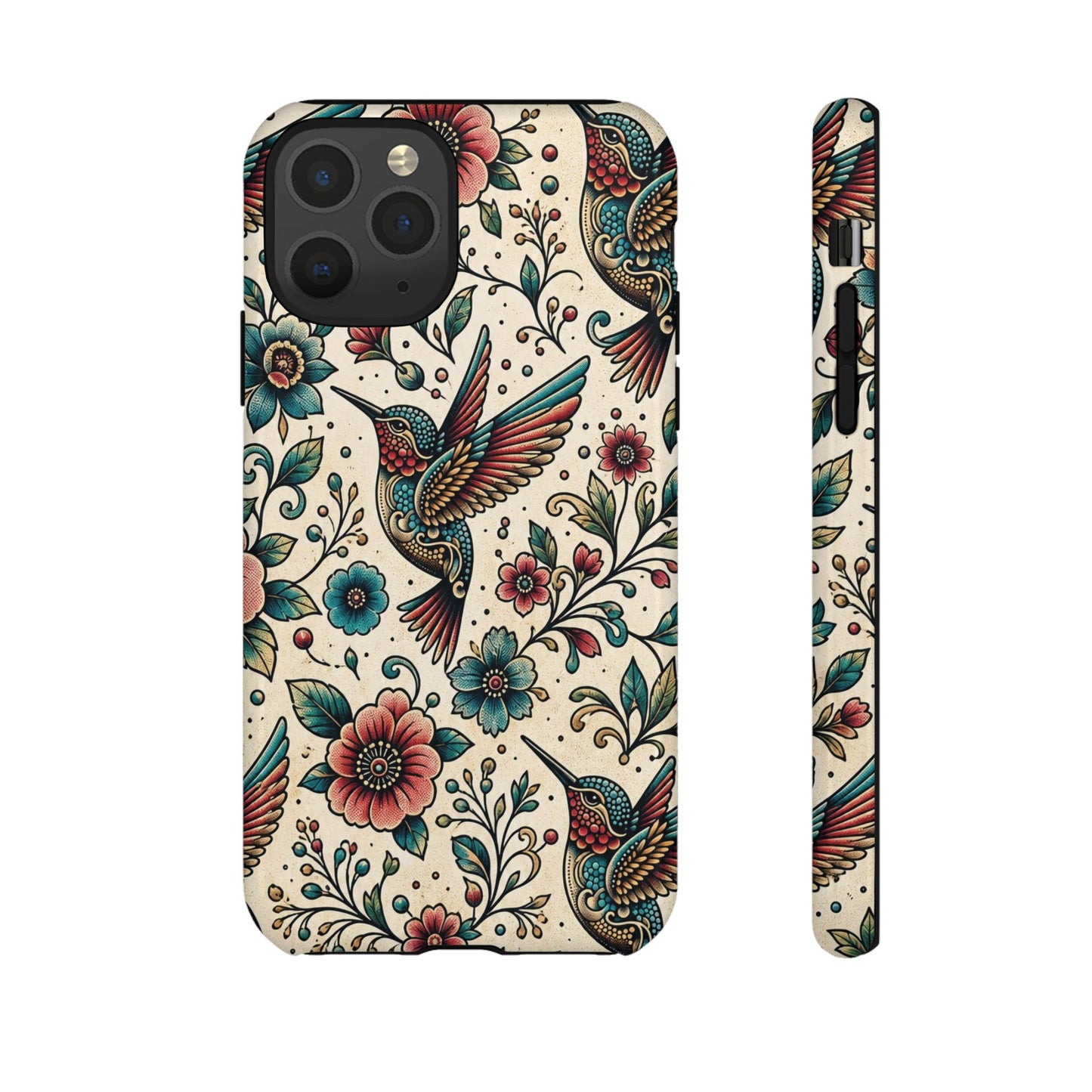 Retro Hummingbird Tough Case