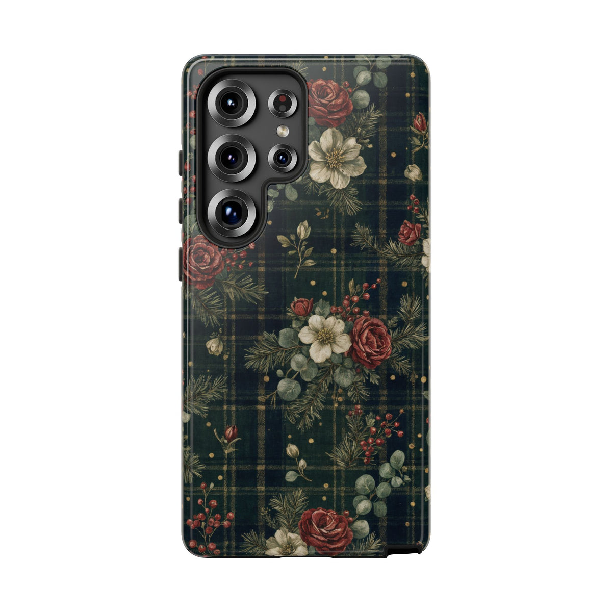 Tartan Roses Tough Case