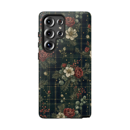 Tartan Roses Tough Case
