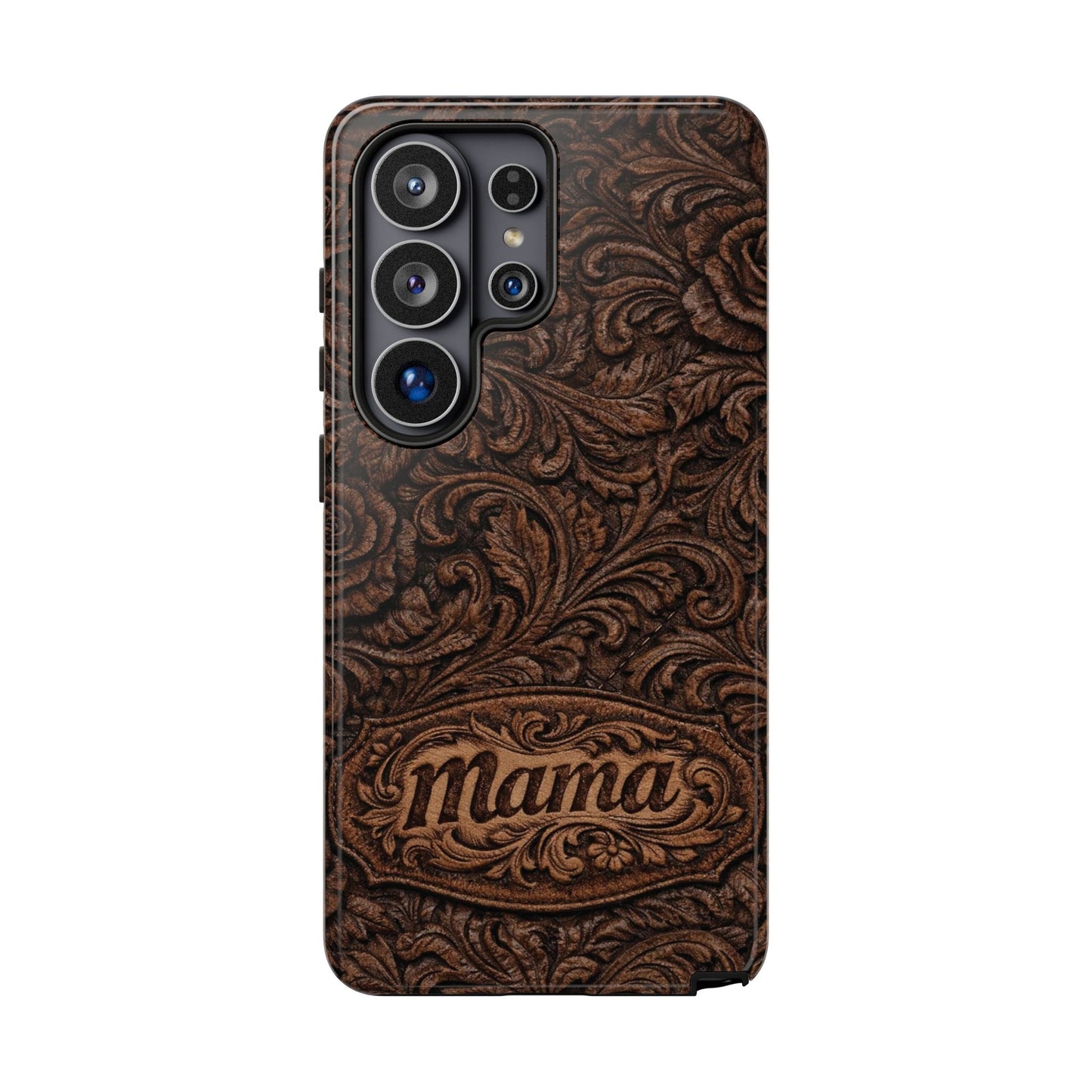 Carved Floral Mama Tough Case