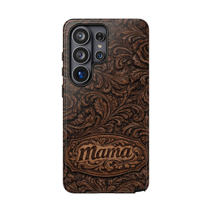 Carved Floral Mama Tough Case