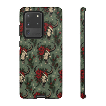 Santa Bull Skulls Tough Case
