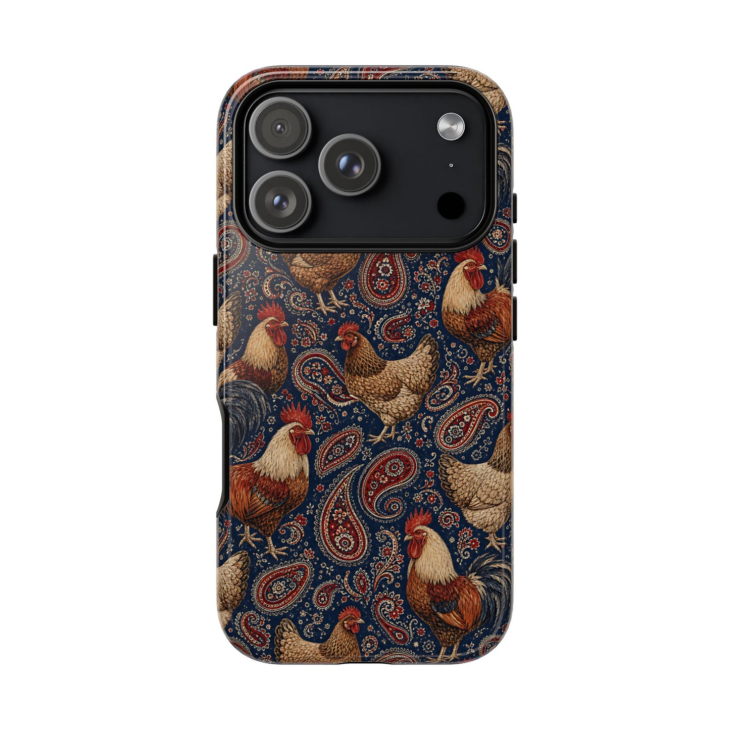 Patriotic Paisley Chickens Tough Case