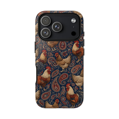 Patriotic Paisley Chickens Tough Case