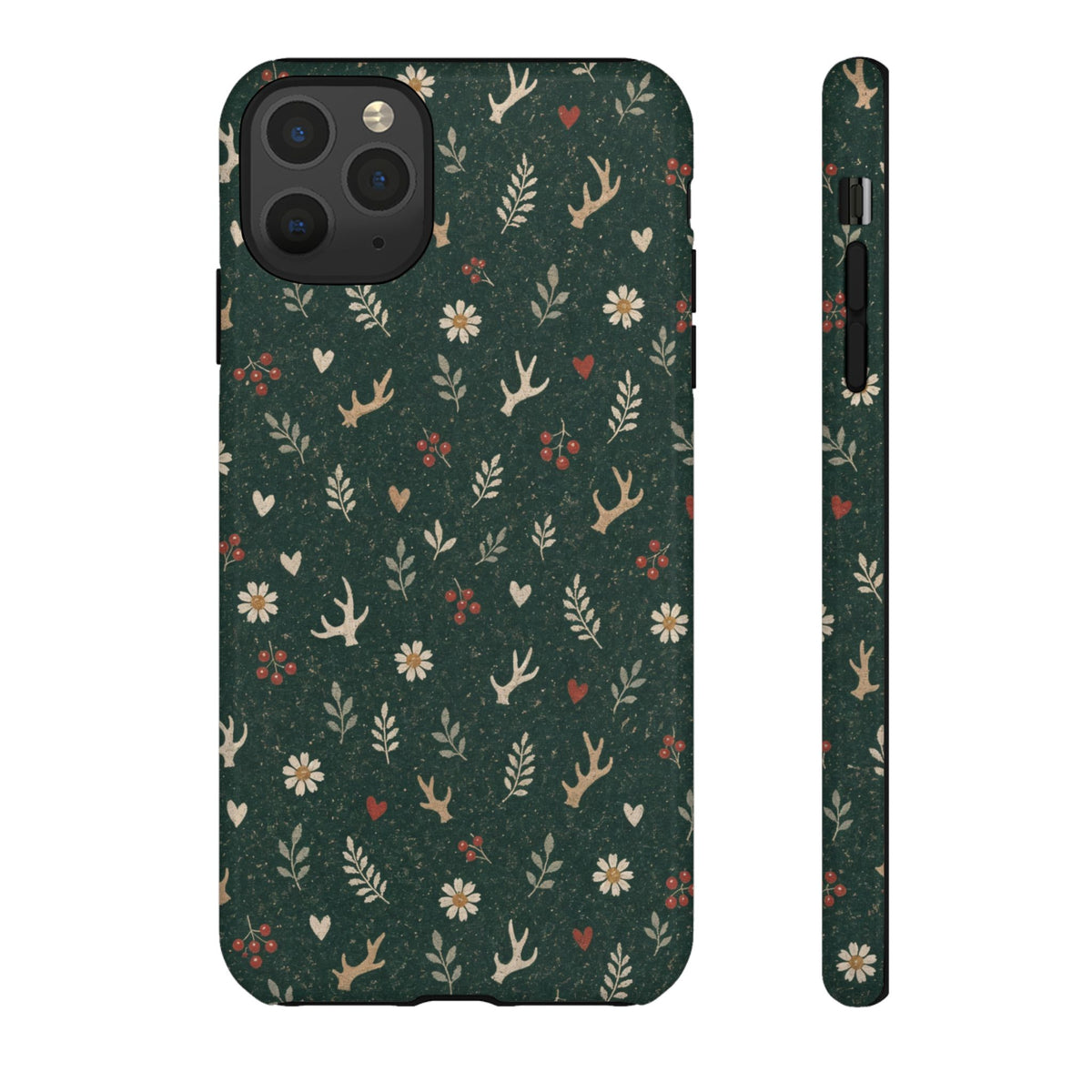 Antler Daisies Evergreen Tough Case