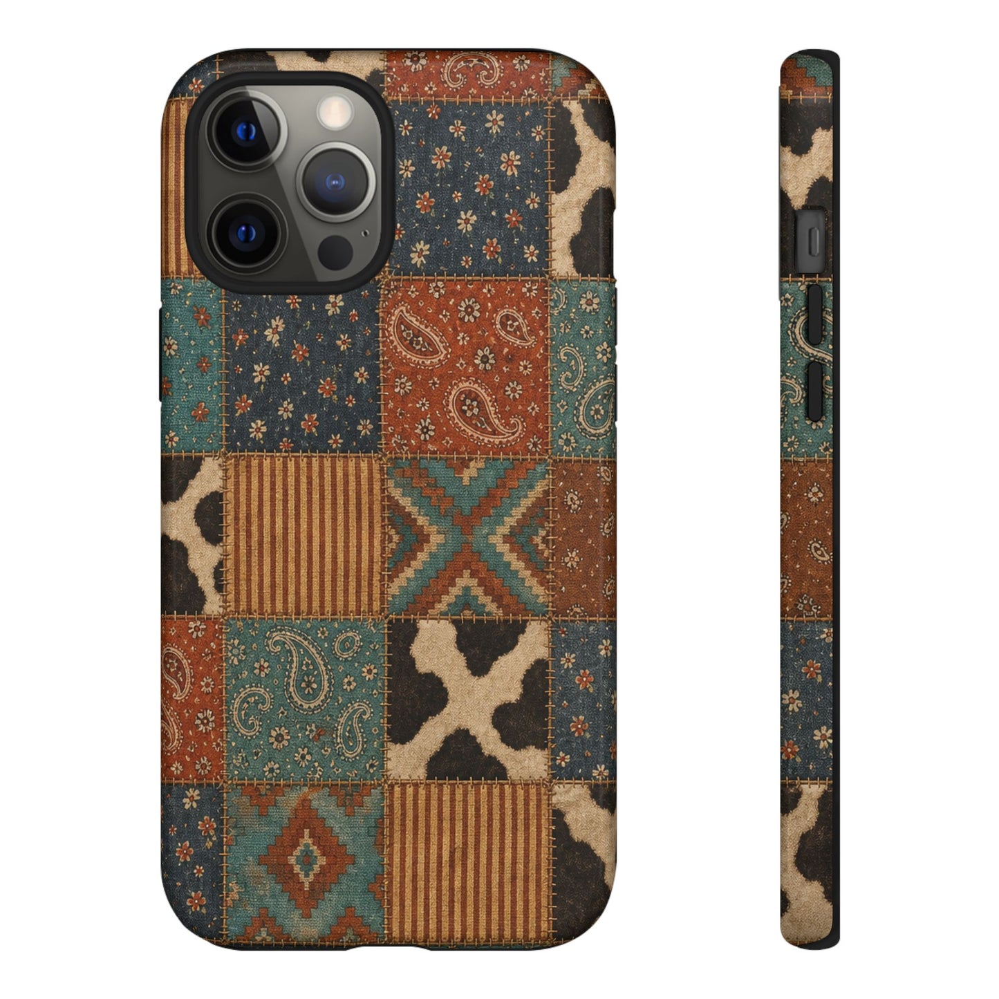 Turquoise Patchwork Tough Case