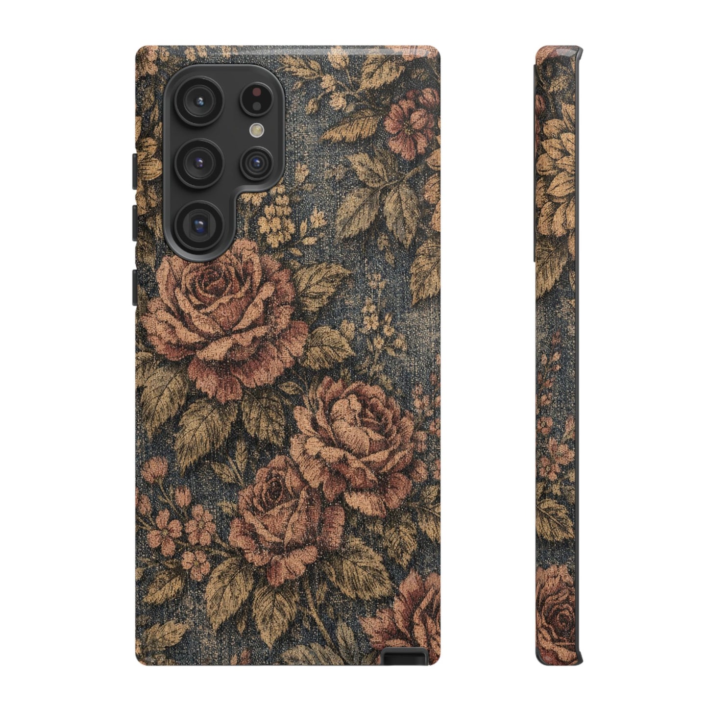 Denim Blooms Tough Case