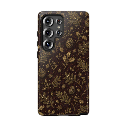 Brass Winter Botanicals Tough Case