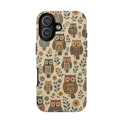 Folk Owls Tough Case