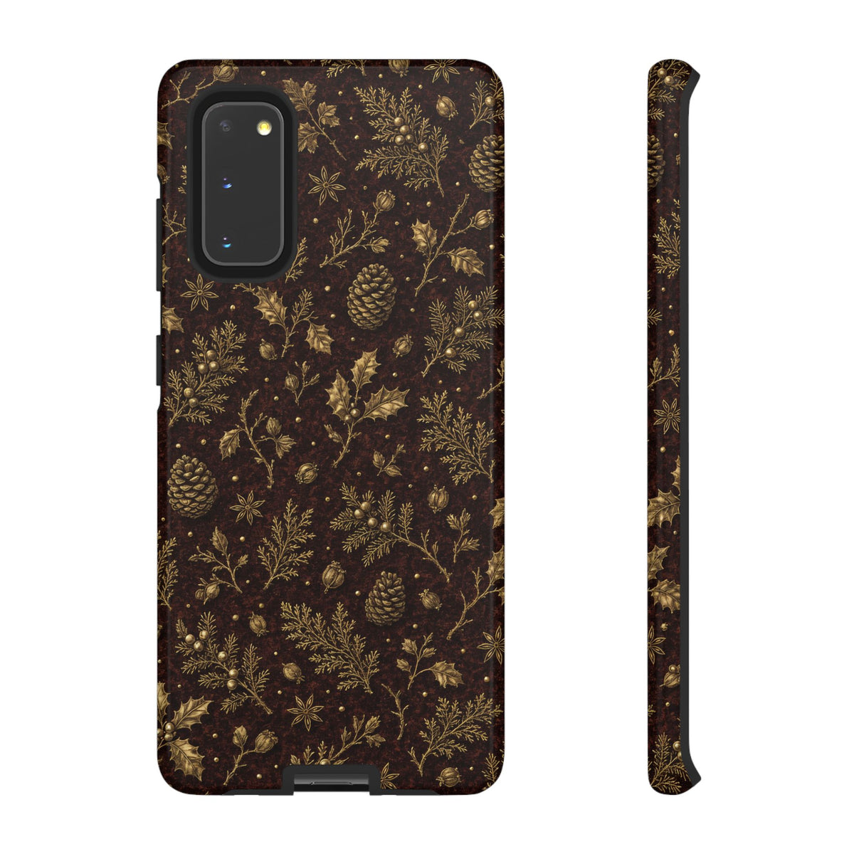 Brass Winter Botanicals Tough Case