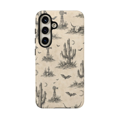 Spooky Desert Toile Tough Case
