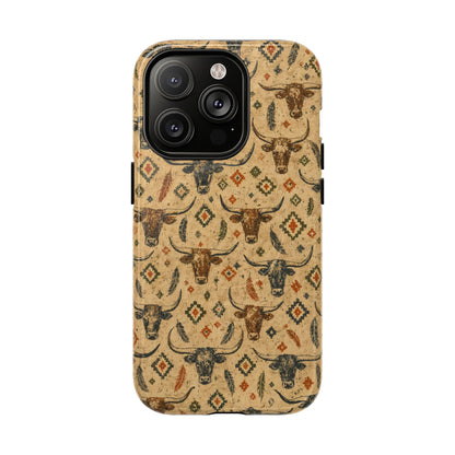 Longhorn Aztec Magnetic Case
