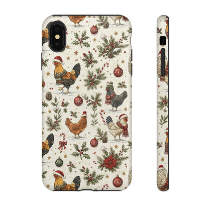 Santa Hens Tough Case