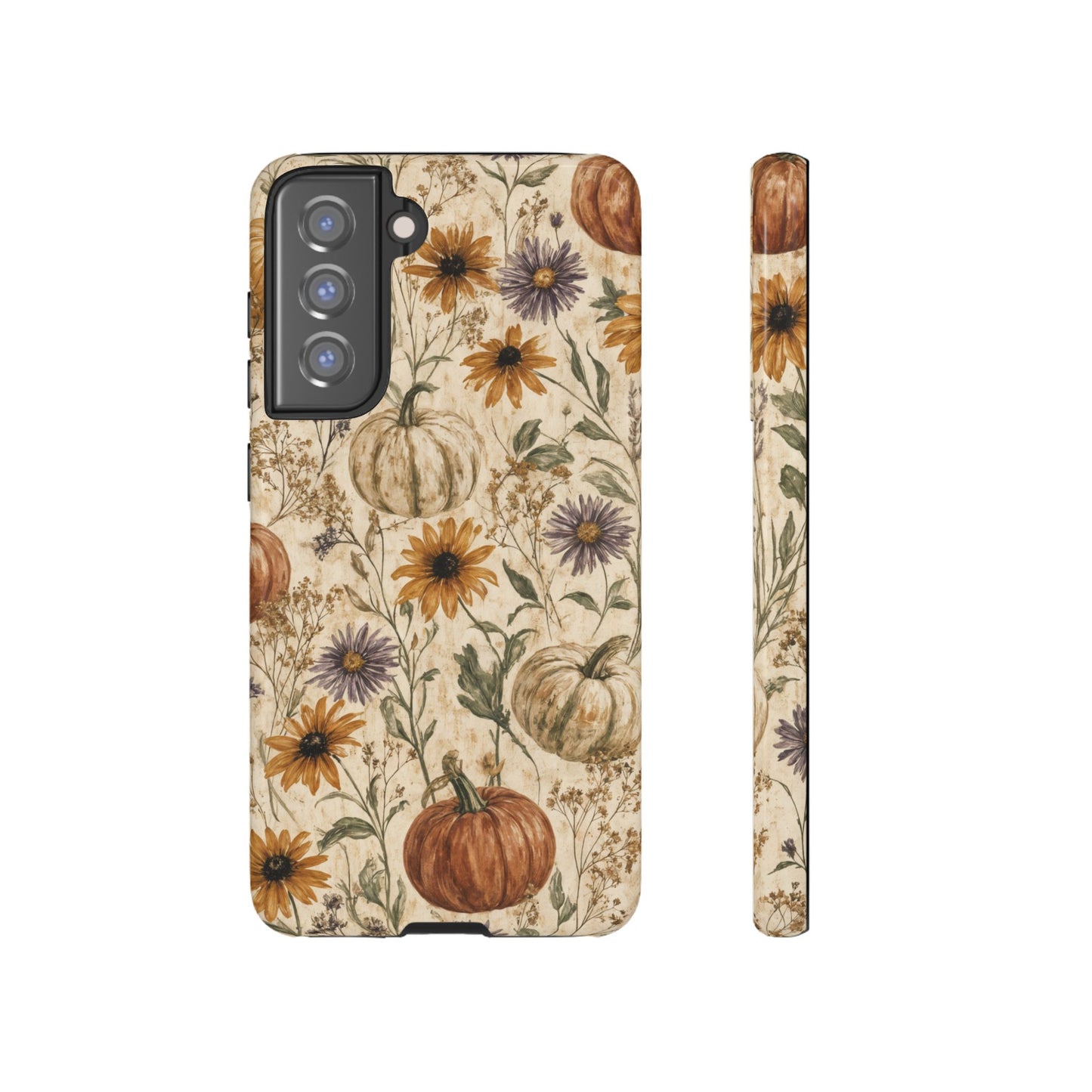 Pumpkin Wildflower Tough Case