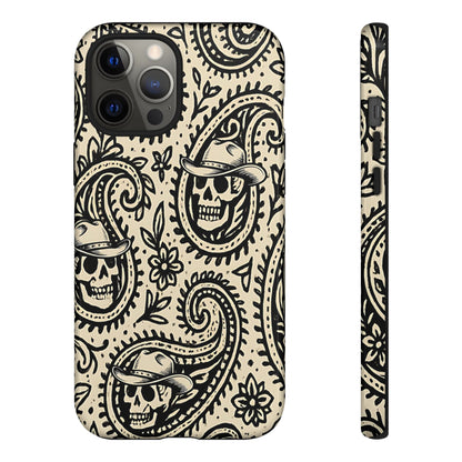 Cowboy Skull Paisley Tough Case