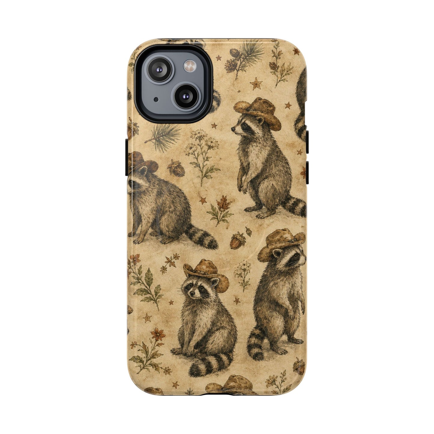 Painted Raccoon Magnetic Case