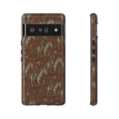 Skeleton Cowboy Ride Tough Case