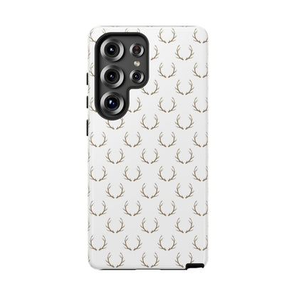 White Antlers Tough Phone Case