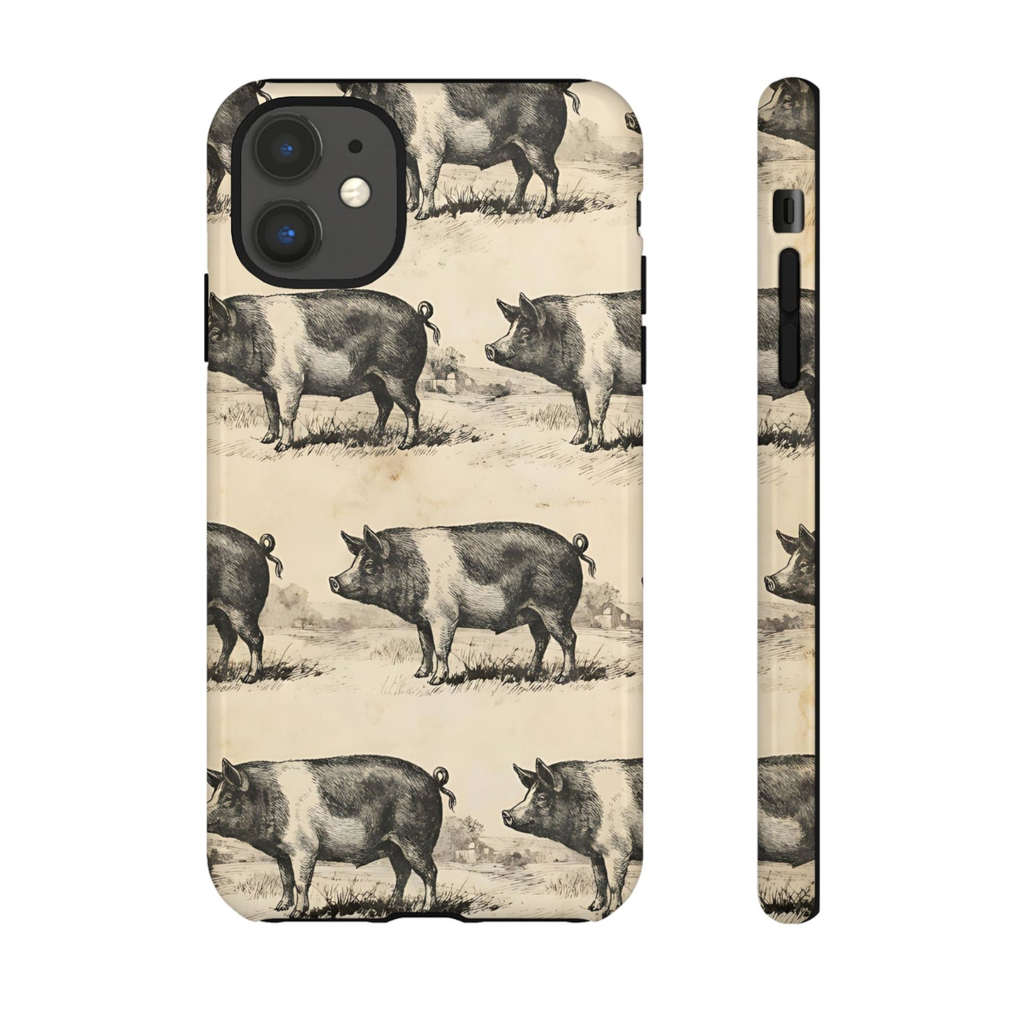 Vintage Pigs Tough Case