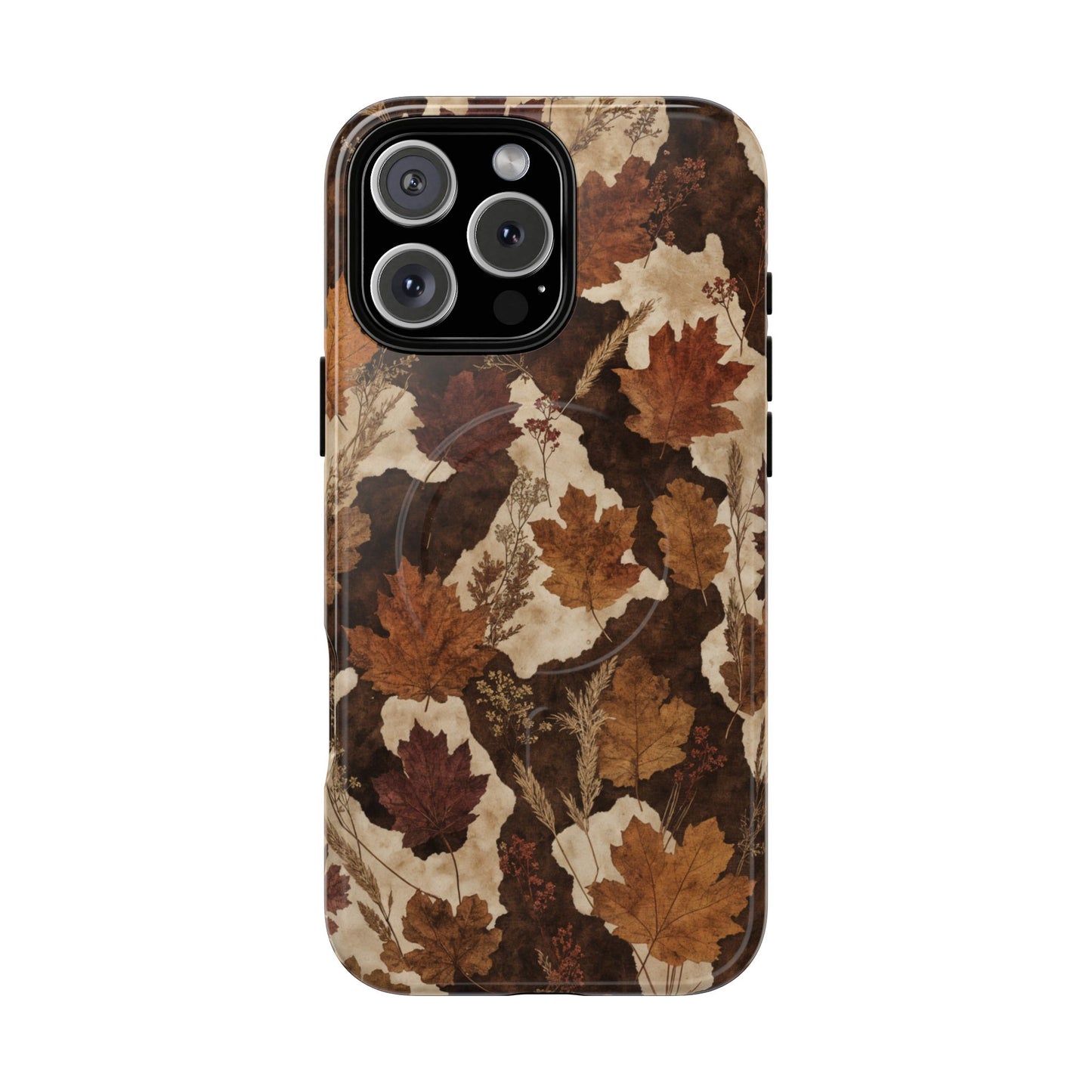 Autumn Cowhide Magnetic Case