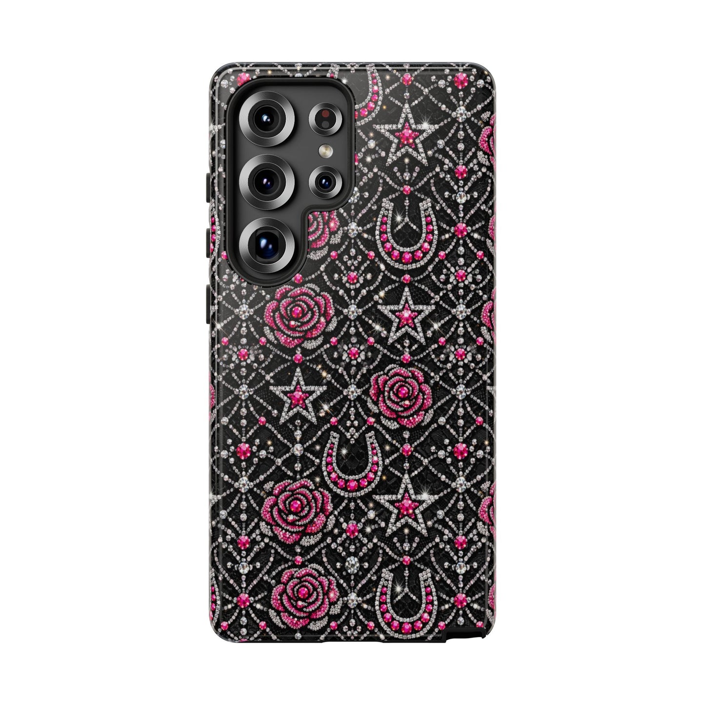 Rhinestone Rose Tough Case