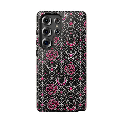 Rhinestone Rose Tough Case