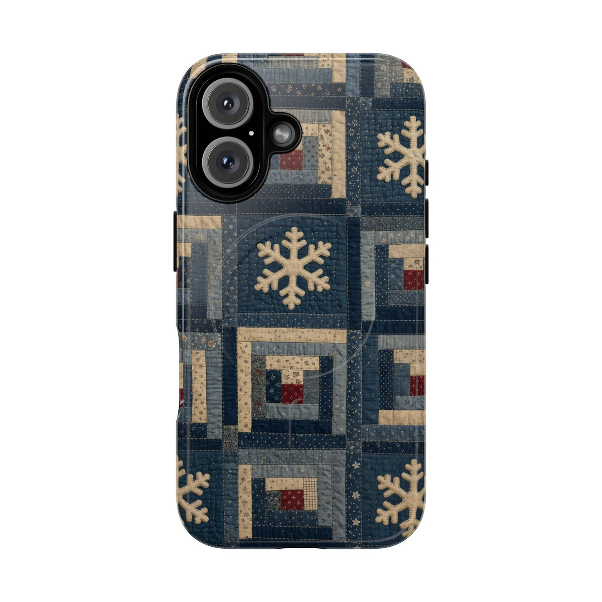 Snowflake Quilt Magnetic Case